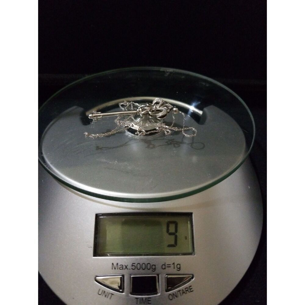 .925 Skeleton Key Pendant Necklace View 5
